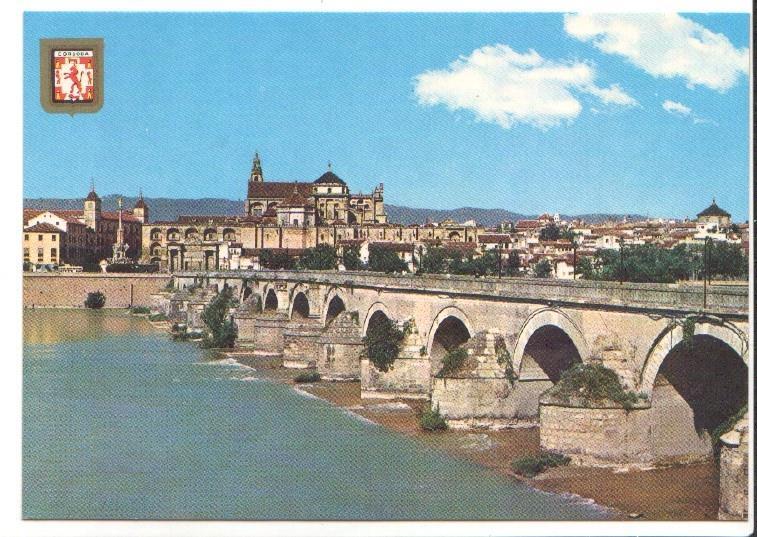 Postal JC0907: Cordoba. Puente Romano. Al fondo parcial