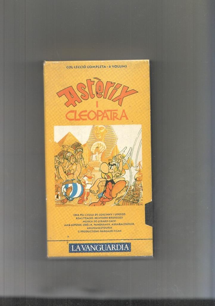 VHS-Cine: ASTERIX I CLEOPATRA (Coleccion LA VANGUARDIA 1992)