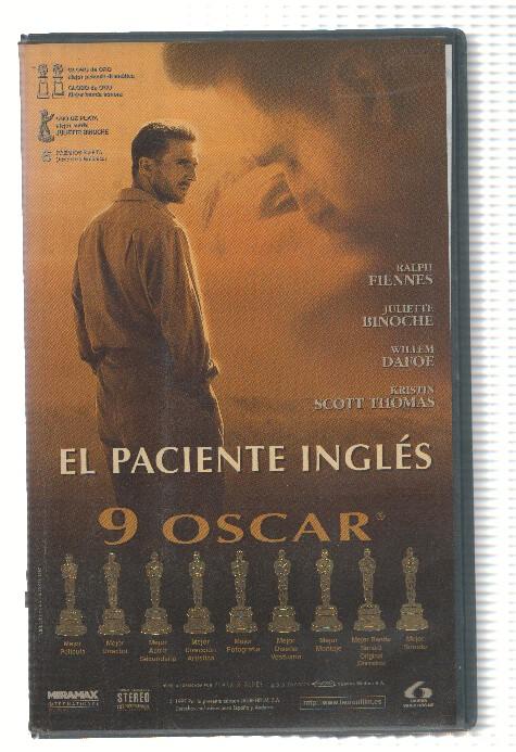 Cine VHS: EL PACIENTE INGLES - Ralph Fiennes