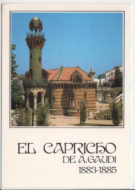 Postal JC0914: Comillas. El Capricho, por Antonio Gaudi y Cornet (1883-1885)