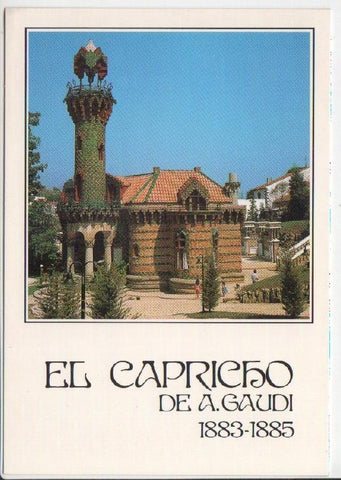 Postal JC0914: Comillas. El Capricho, por Antonio Gaudi y Cornet (1883-1885)