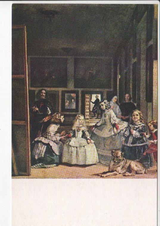 Postal JC0916: Las Meninas, Velazquez. Museo del Prado