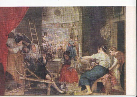 Postal JC0917: Las Hilanderas, Velazquez. Museo del Prado