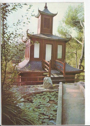 Postal JC0918: Pagoda China. Museo y Jardin Botanico El Pedregal