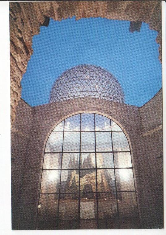 Postal JC0921: Salvador Dali. Cupula Geodesica de Pinero