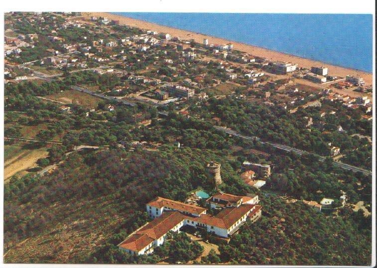 Postal JC0927: Castelldefels, vista general