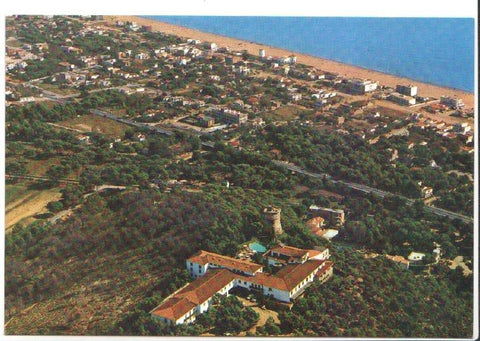 Postal JC0927: Castelldefels, vista general