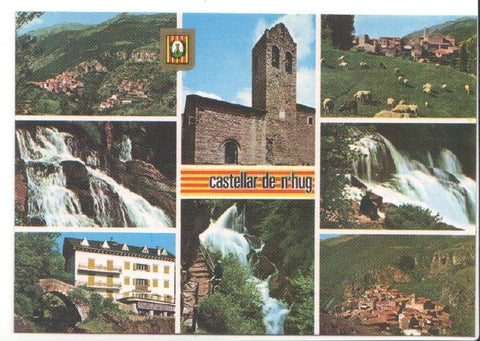 Postal JC0929: Castellar de N'Hug. Pirineu Catala. Alt. 1400m. Diferents aspectes