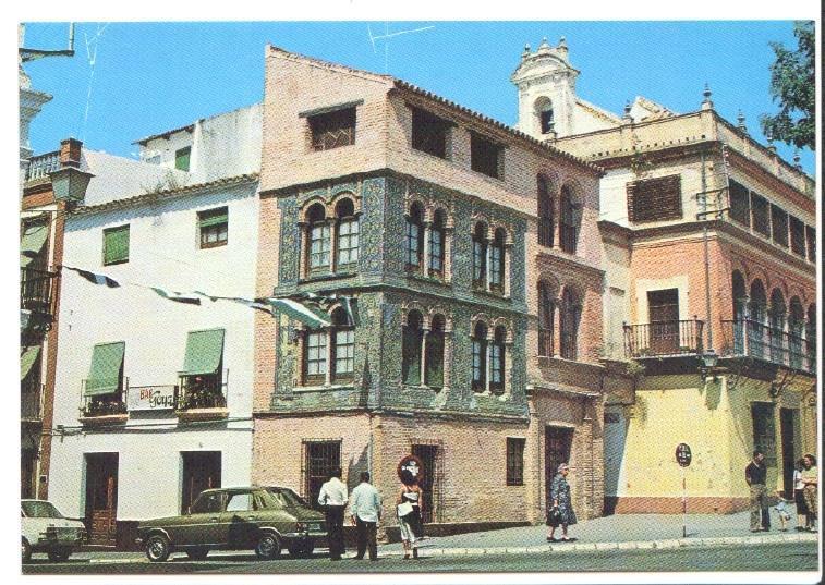 Postal JC0940: Fachada Mudejar de la Plaza de san Fernando. Carmona (Sevilla)