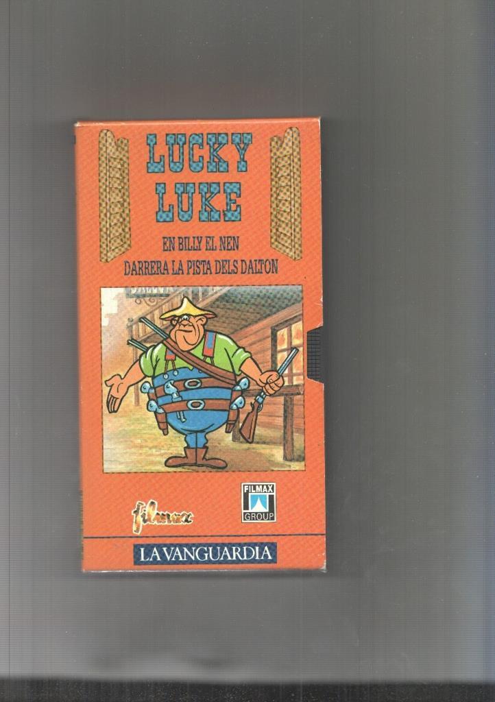 VIDEO VHS:  Lucky Luke numero 03: En Billy el nen - Darrera a pista dels dalton