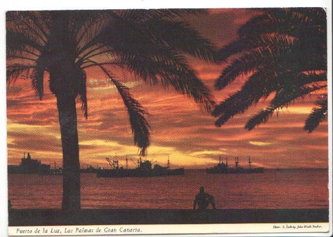 Postal JC0946: Puerto de la Luz, Las Palmas de Gran Canaria, photo: Ed. Ludwig, John hinde Studios
