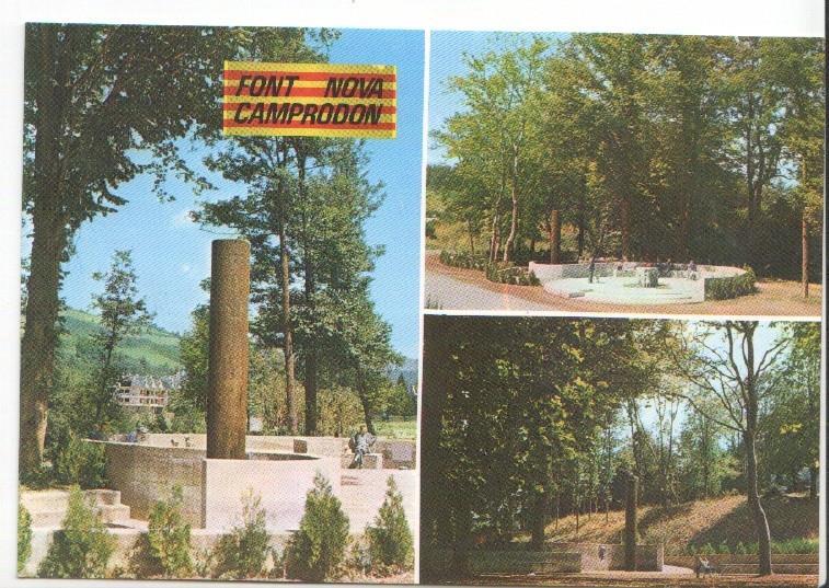 Postal JC0949: Camprodon (Girona). Vila d'interes turistic. Pirineu Catala. Fuente Nueva