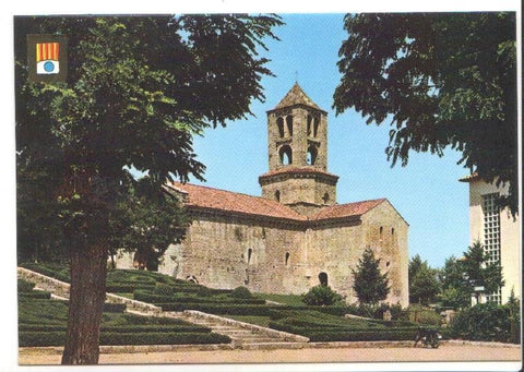 Postal JC0950: Camprodon (Girona). Vila d'interes turistic. Pirineu Catala. Monasterio Romanico del siglo X