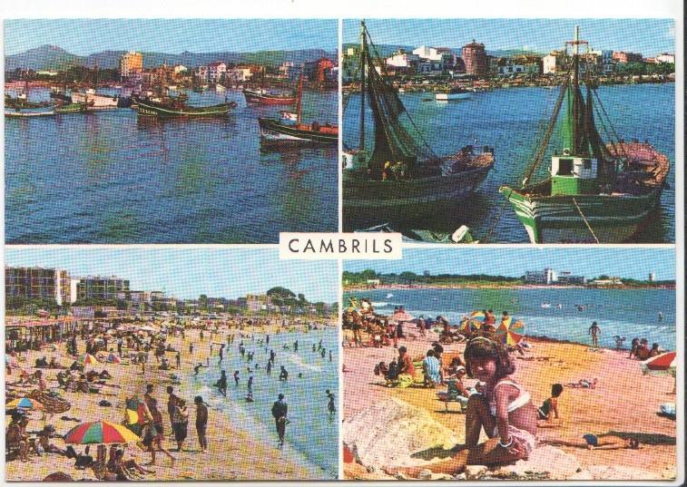Postal JC0957: Cambrils. Playa y Puerto
