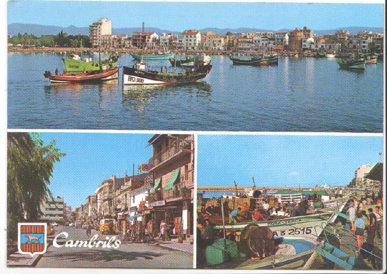 Postal JC0958: Costa Dorada Cambrils, varios aspectos