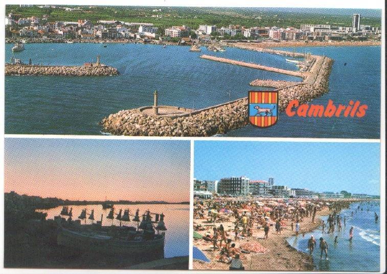 Postal JC0959: Costa Dorada. Cambrils. Diversos aspectos de la ciudad