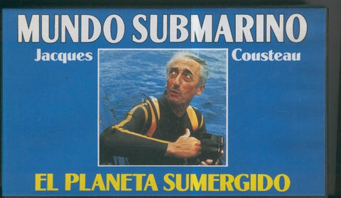 Video VHS: Jacques Cousteau: Mundo Submarino numero 12: el planeta sumergido
