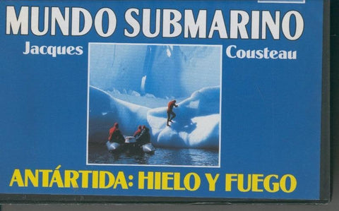 Video VHS: Jacques Cousteau: Mundo Submarino numero 25: Antartida: Hielo y fuego