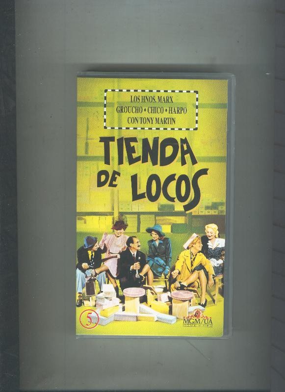 Video VHS: Los Hermanos Marx: Tienda de locos