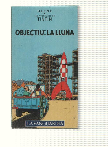 Tintin: VHS La Vanguardia: num 03 - Les Aventures de Tintin. Objectiu la Lluna. Herge