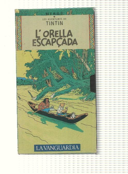 Tintin: VHS La Vanguardia: num 14 - Les Aventures de Tintin. Lorella escapçada. Herge