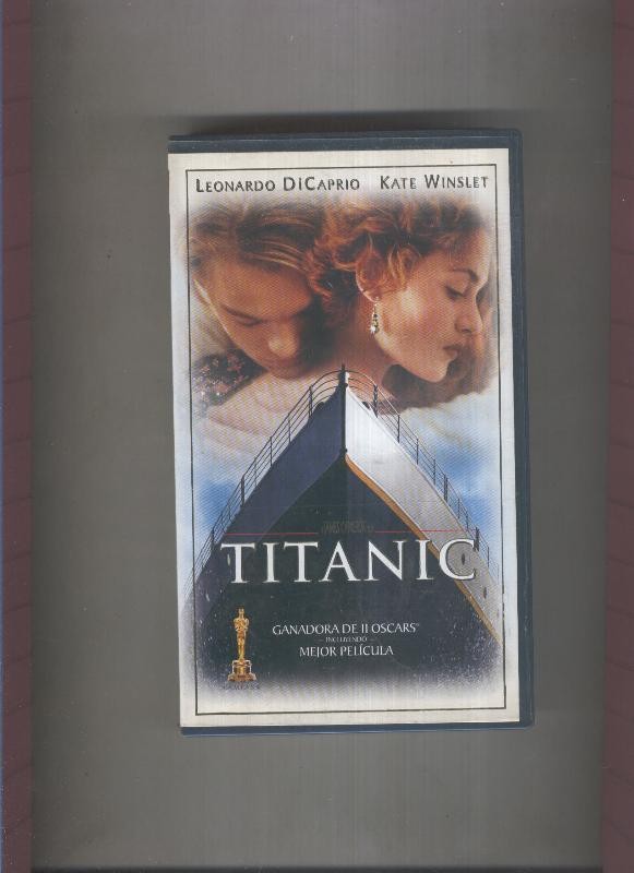 Video VHS: Titanic con Leonardo Dicaprio