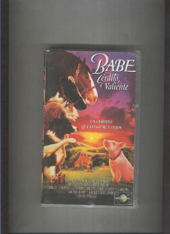 Video VHS: Babe el cerdito valiente