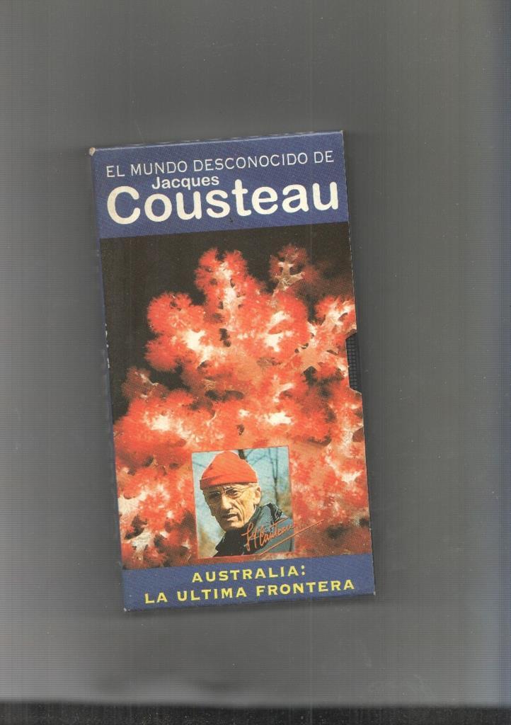 Video VHS: El Mundo desconocido de Jacques Cousteau numero 04: Australia La ultima Frontera