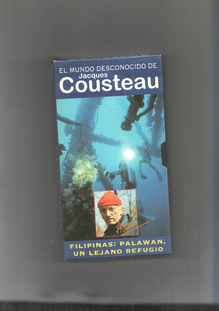 Video VHS: El Mundo desconocido de Jacques Cousteau numero 06: Filipinas palawan, un lejano refugio