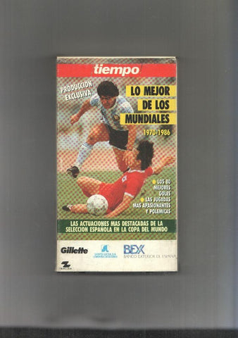 Video Vhs: Lo mejor de los mundiales 1970- 1986
