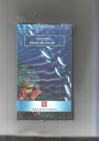 Video Vhs: Australia: A traves del Arrecife 