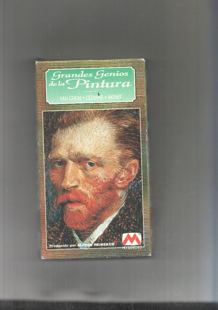 Video Vhs: Grandes Genios de la pintura: Van Gogh, Cezanne, Monet