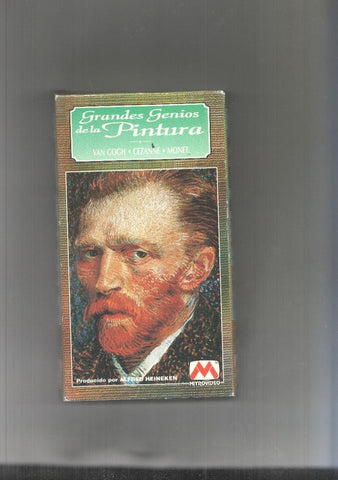 Video Vhs: Grandes Genios de la pintura: Van Gogh, Cezanne, Monet