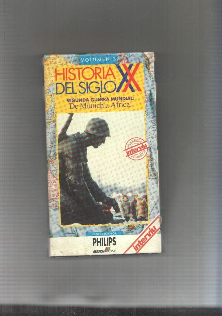 Video Vhs: Historia del siglo XX numero 03: De munich a Africa