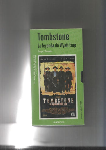 Video Vhs: Tombstone la leyenda de Wyatt Earp