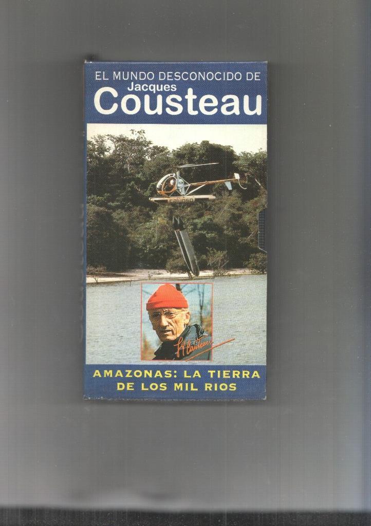 Video VHS: El Mundo desconocido de Jacques Cousteau numero 02: Amazonas la tierra de los mil rios