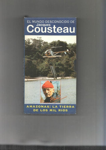 Video VHS: El Mundo desconocido de Jacques Cousteau numero 02: Amazonas la tierra de los mil rios