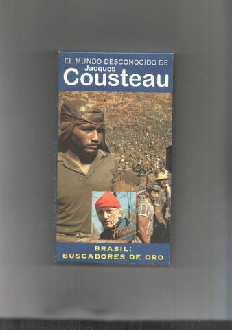Video VHS: El Mundo desconocido de Jacques Cousteau numero 11: Brasil buscadores de oro