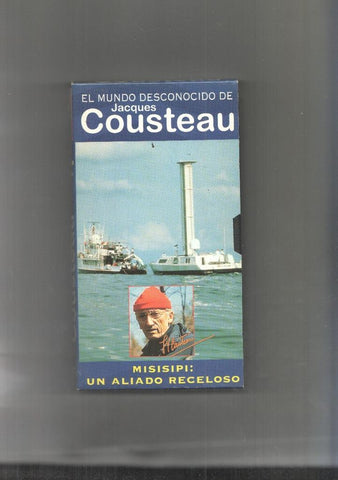 Video VHS: El Mundo desconocido de Jacques Cousteau numero 07: Misisipi un aliado receloso