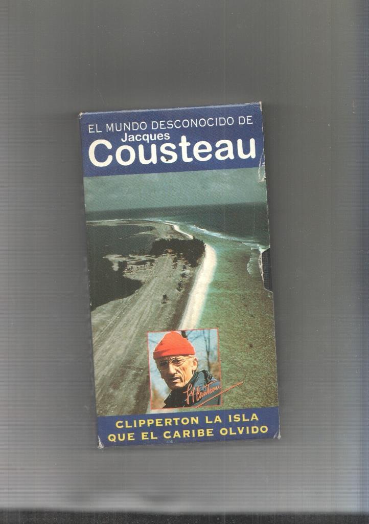Video VHS: El Mundo desconocido de Jacques Cousteau numero 18: Clipperton la isla que el caribe olvido
