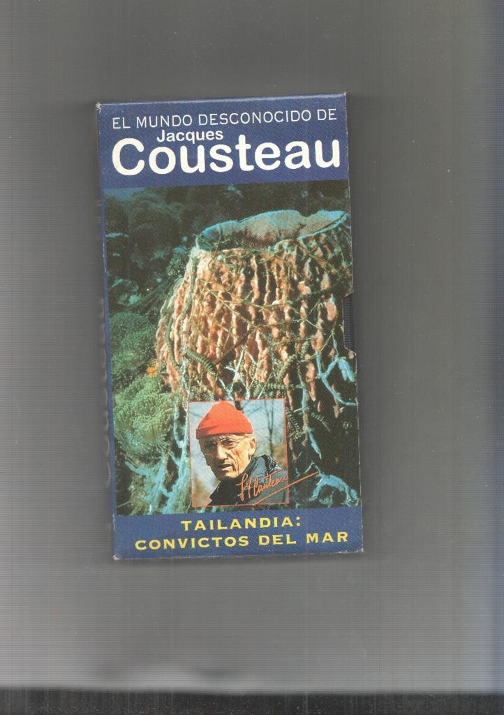 Video VHS: El Mundo desconocido de Jacques Cousteau numero 17: Tailandia convictos del mar