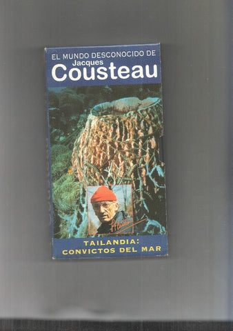 Video VHS: El Mundo desconocido de Jacques Cousteau numero 17: Tailandia convictos del mar