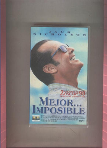 Video VHS: Mejor imposible (Jack Nicholson)