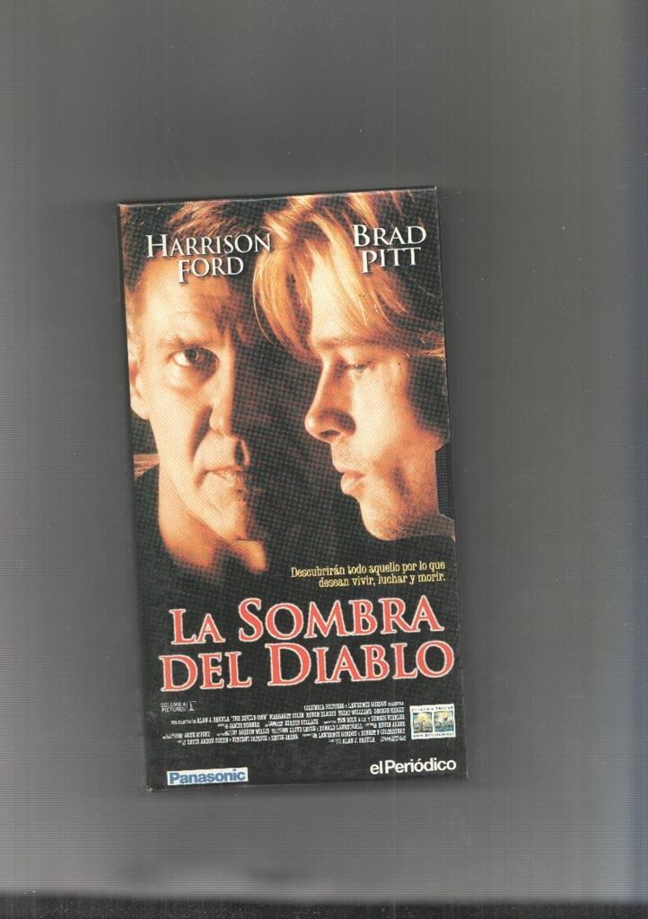 VIDEO VHS: LA SOMBRA DEL DIABLO - Harrison Ford, Brad Pitt