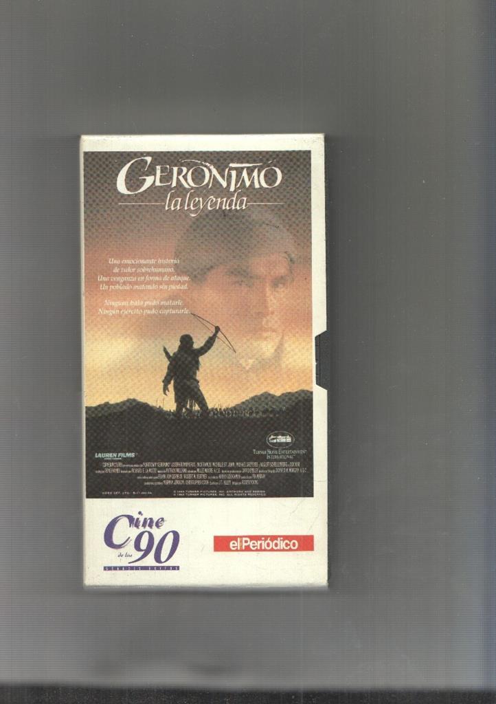 Video VHS: Geronimo la leyenda