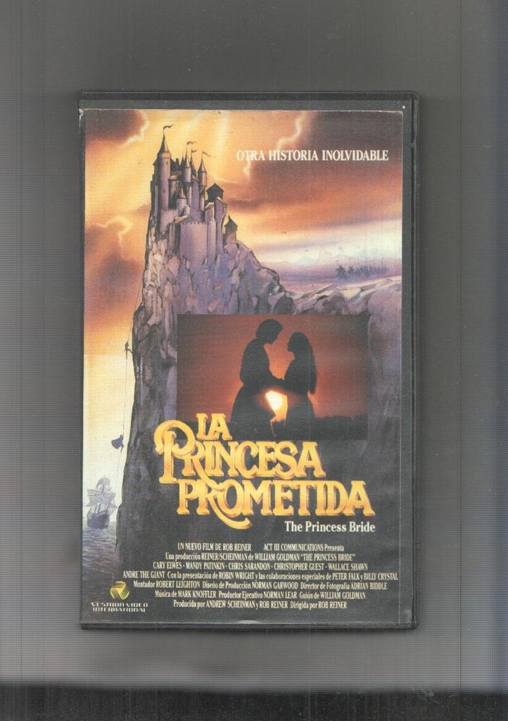 Video VHS: La Princesa Prometida
