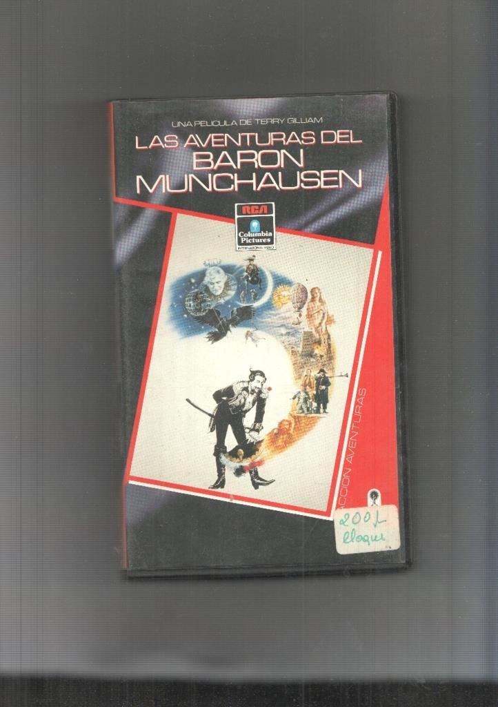 Video VHS: Las aventuras del baron Munchausen