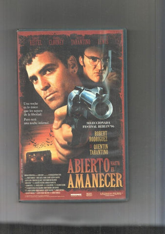 Video VHS: Abierto hasta el amanecer 