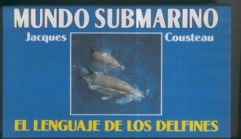 Video VHS: Jacques Cousteau: Mundo Submarino numero 20: El lenguaje de los delfines