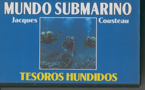 Video VHS: Jacques Cousteau: Mundo Submarino numero 06: Tesoros hundidos